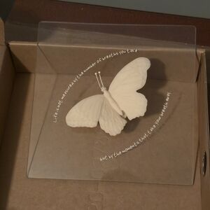Cream Butterfly Wall Decor
